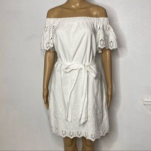Large Rachel Roy Off Shoulder Dress